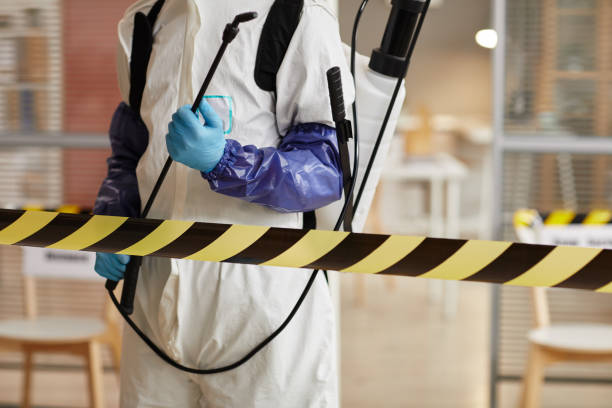 Professional Biohazard Cleanup technician working in Kimberly, ID